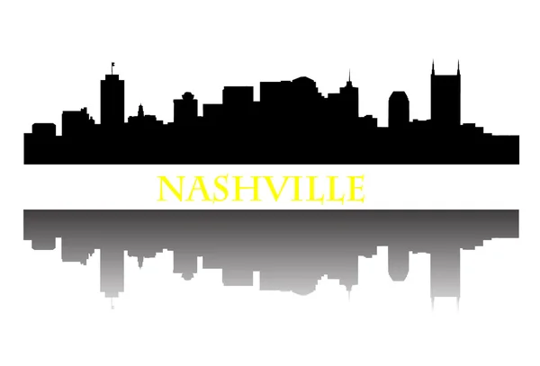 Skyline w Nashville — Wektor stockowy
