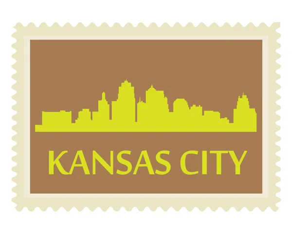 Kansas City stamp — Stock Vector