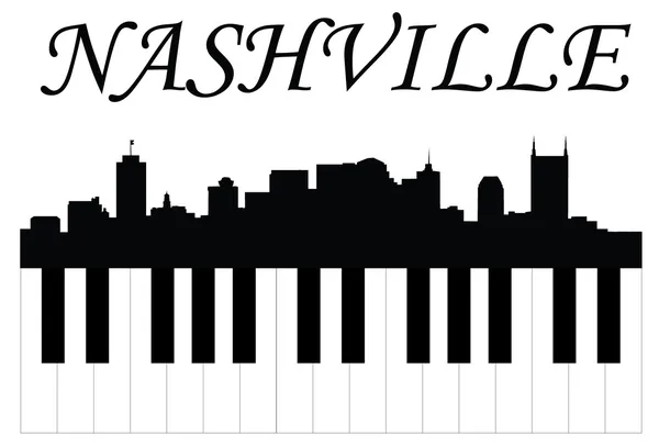 Nashville zene Jogdíjmentes Stock Illusztrációk