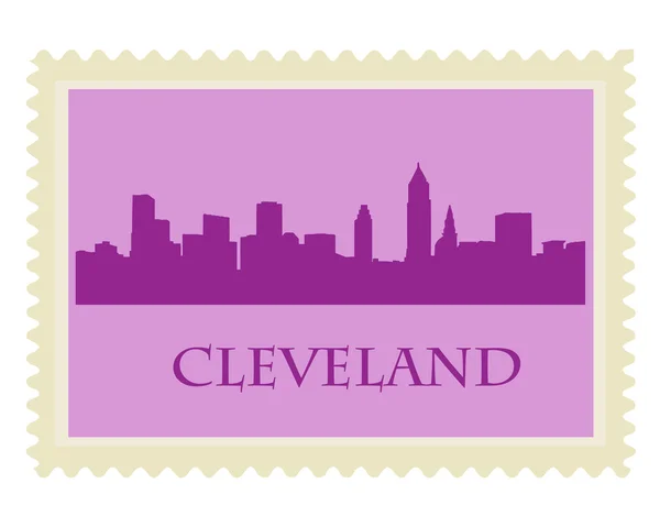 Cleveland stamp — Stock Vector