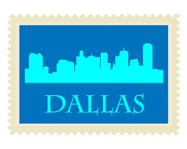 Timbro di Dallas — Vettoriale Stock