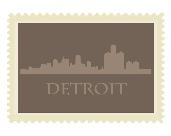 Detroit stamp — Stock Vector