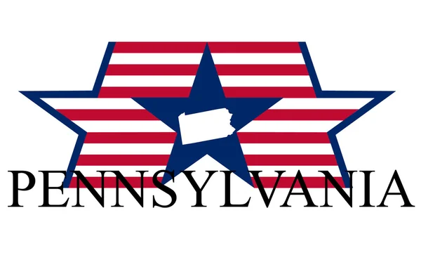 Пенсільванія — стоковий вектор