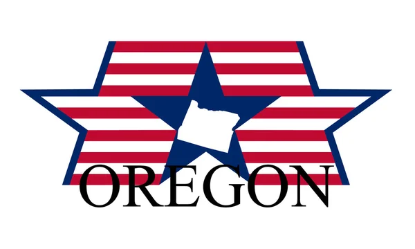 Oregon — Stockový vektor