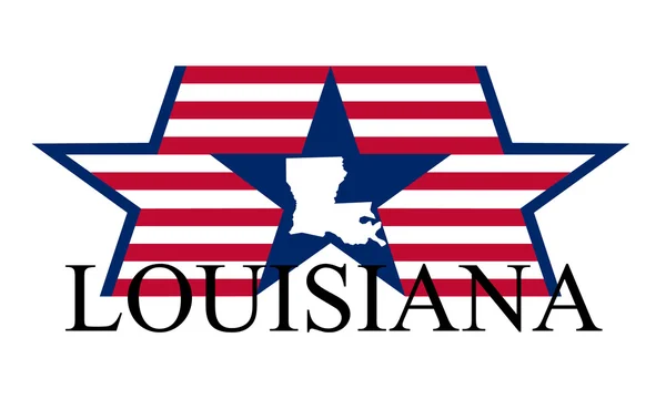 Louisiana — Stok Vektör