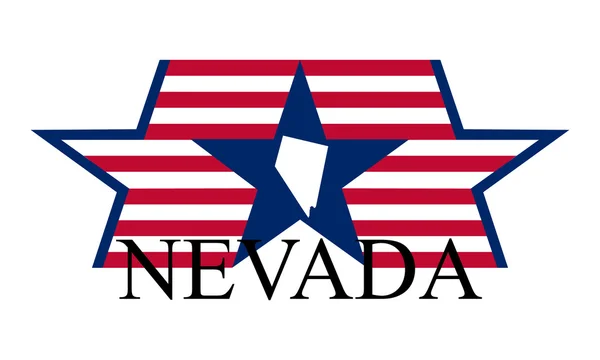 Nevada — Vettoriale Stock