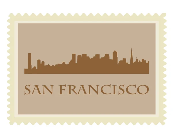 San Francisco — Vettoriale Stock