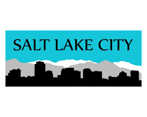 Salt Lake City — Stock Vector
