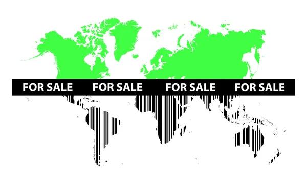 Mundo para venda —  Vetores de Stock