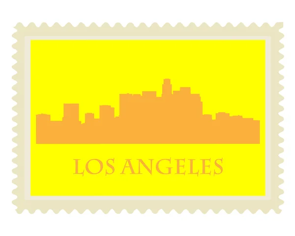Timbre de Los Angeles — Image vectorielle