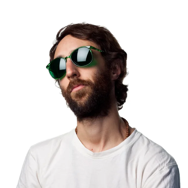 Hombre con gafas Cool — Foto de Stock