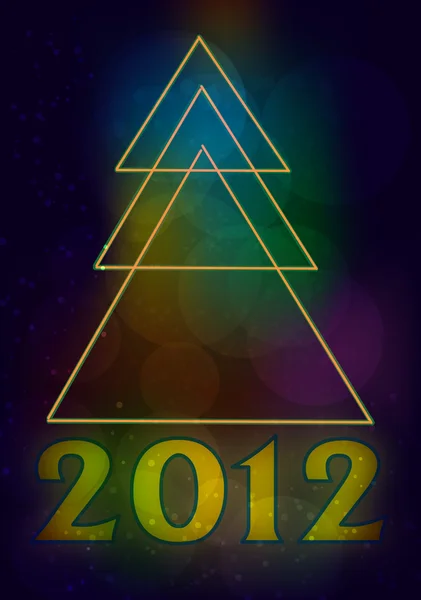 Bonne année 2012 — Image vectorielle