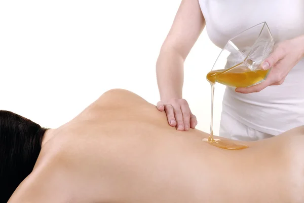Massaggio al miele — Foto Stock