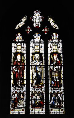 Kutsal teslis Kilisesi, stratford - upon-avon vitray pencereler