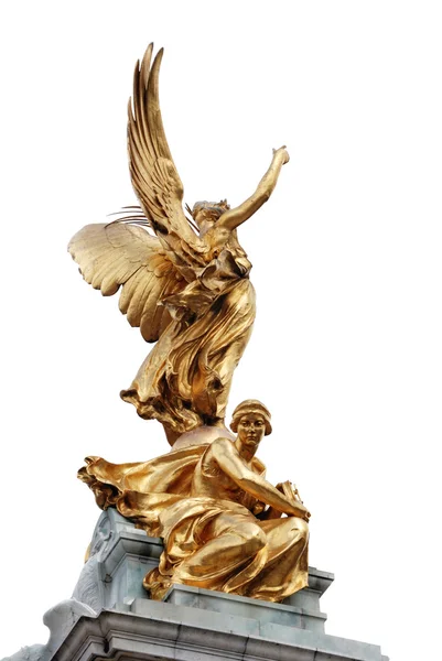 Лондон - перемога статуя, Букінгемський палац - відомостей — стокове фото