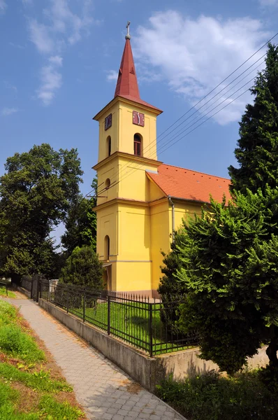 Catholic church in Novy tekov, Slovakia — Stock Photo, Image