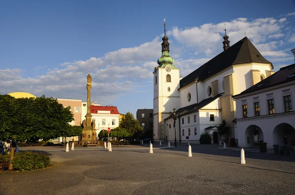 Церковь Пресвятой Богородицы в Свитавах, Чехия — стоковое фото