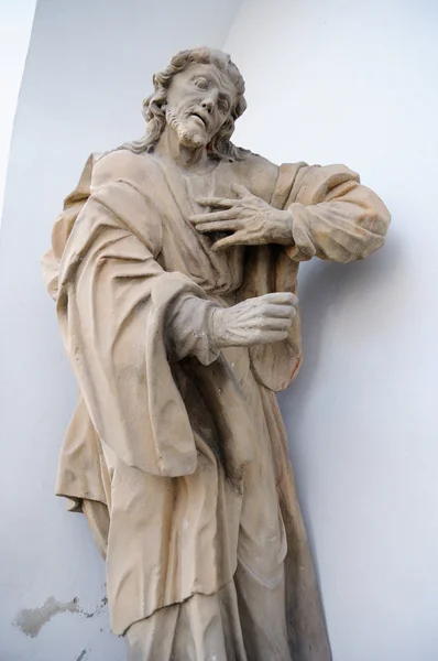 Статуи в церкви в Свитавы, Чехия — стоковое фото