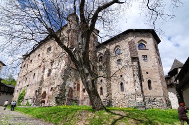 banska stiavnica, Slovakya unesco eski kale avlusunda