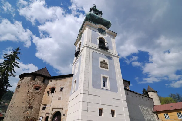 Banské Štiavnice starý hrad, Slovensko unesco — Stock fotografie