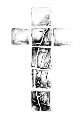 Cross symbol illustration