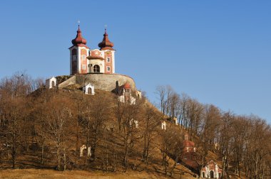 Calvary içinde banska stiavnica, üst kilise - Slovakya unesco