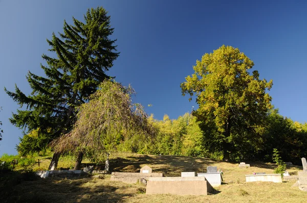 Cemetery in Banska Stiavnica — Stock Photo, Image