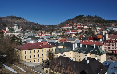 Banska Stiavnica historical mining town Slovakia, Unesco clipart