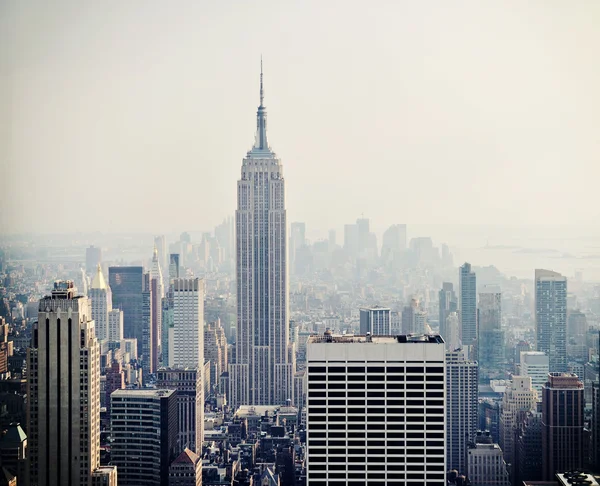 Nova Iorque vista com Empire State building — Fotografia de Stock