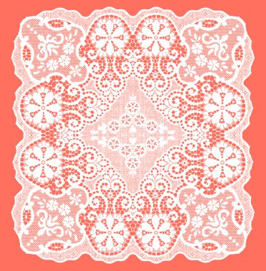 Frame lace-like clipart