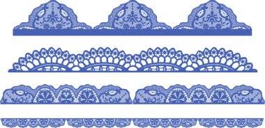 Frame lace-like clipart