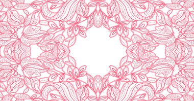 Frame lace-like clipart