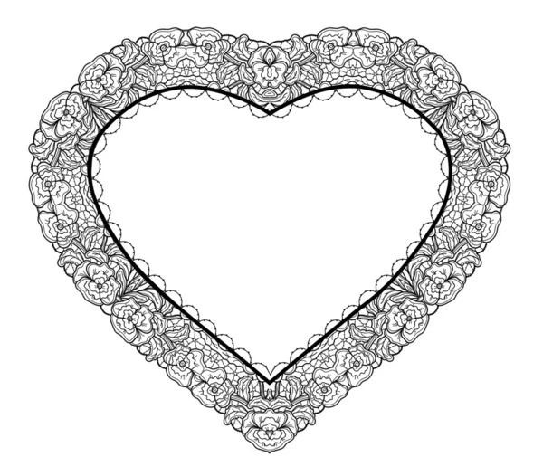 Heart lace — Stock Photo, Image