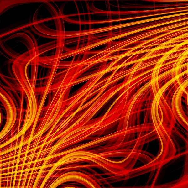 Абстрактный фон с огненным потоком — стоковое фото
