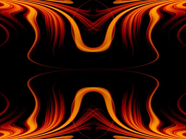 Fondo abstracto con flujo de fuego —  Fotos de Stock