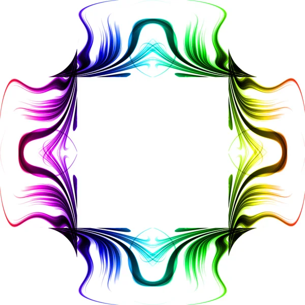 Fondo de marco de brillo abstracto con colorido — Foto de Stock
