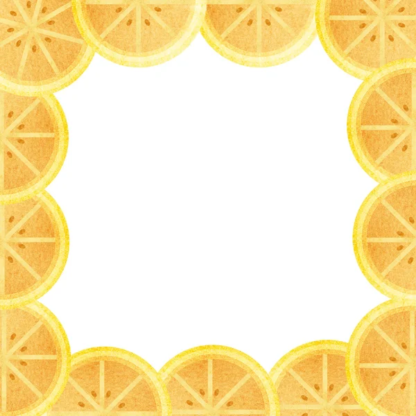 Elkülönített keret narancssárga bélés — Stock Fotó