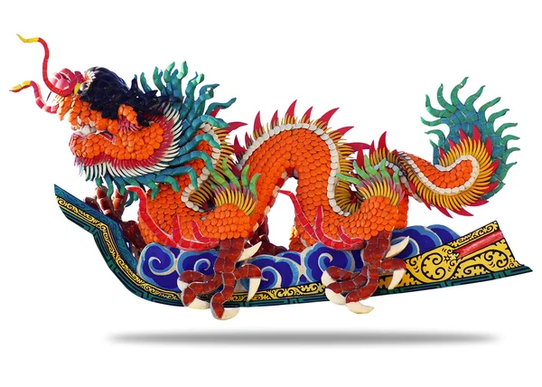 Dragon on white background — Stock Photo, Image