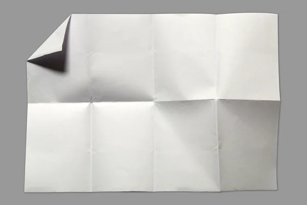 Seite mit weißem Papier — Stockfoto