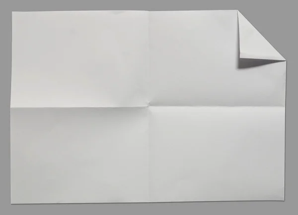Seite mit weißem Papier — Stockfoto