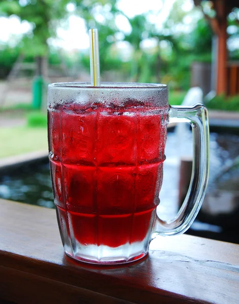 赤いお茶のカップ — ストック写真