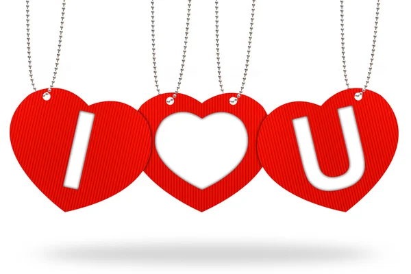 День святого Валентина сердца фон с гофрированной бумаги ремесла на — стоковое фото