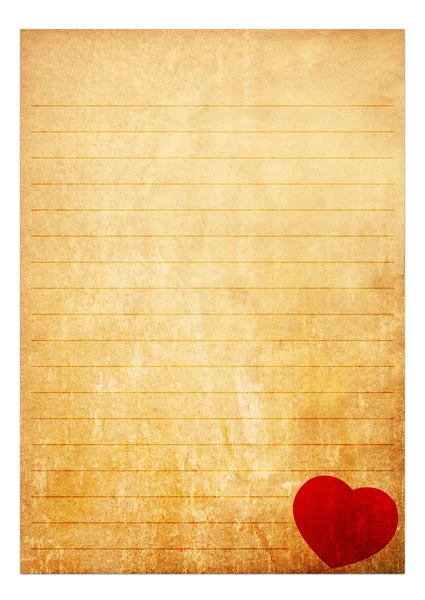 Boek papier valentine background.vintage stijl — Stockfoto
