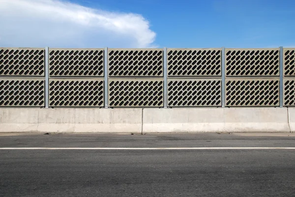 Wall crash barrier — Stock Photo, Image