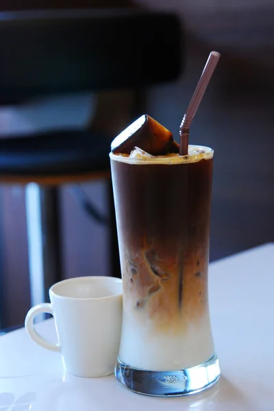 Café gelado fresco frio — Fotografia de Stock