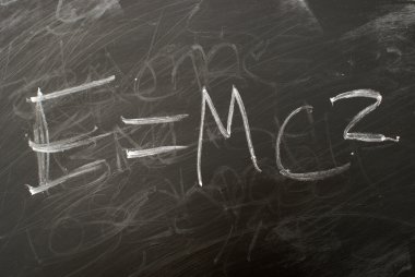 E=mc2 In Chalk clipart