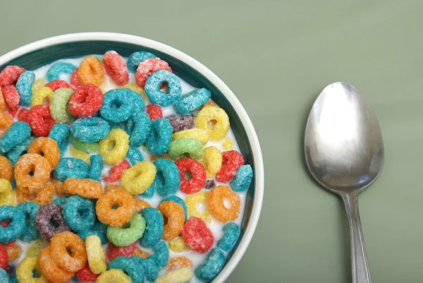 Fruit Rings Cereal — Stock Photo, Image