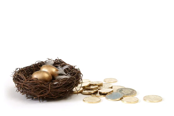 Koncepcja oszczędności emerytalnych — Zdjęcie stockowe
