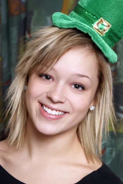 St Patricks Day Girl — Stockfoto