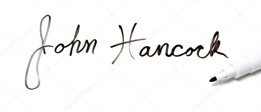 Give me your John Hancock